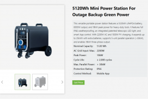 5120Wh Portable Power Station