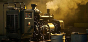 Diesel generators are still being used