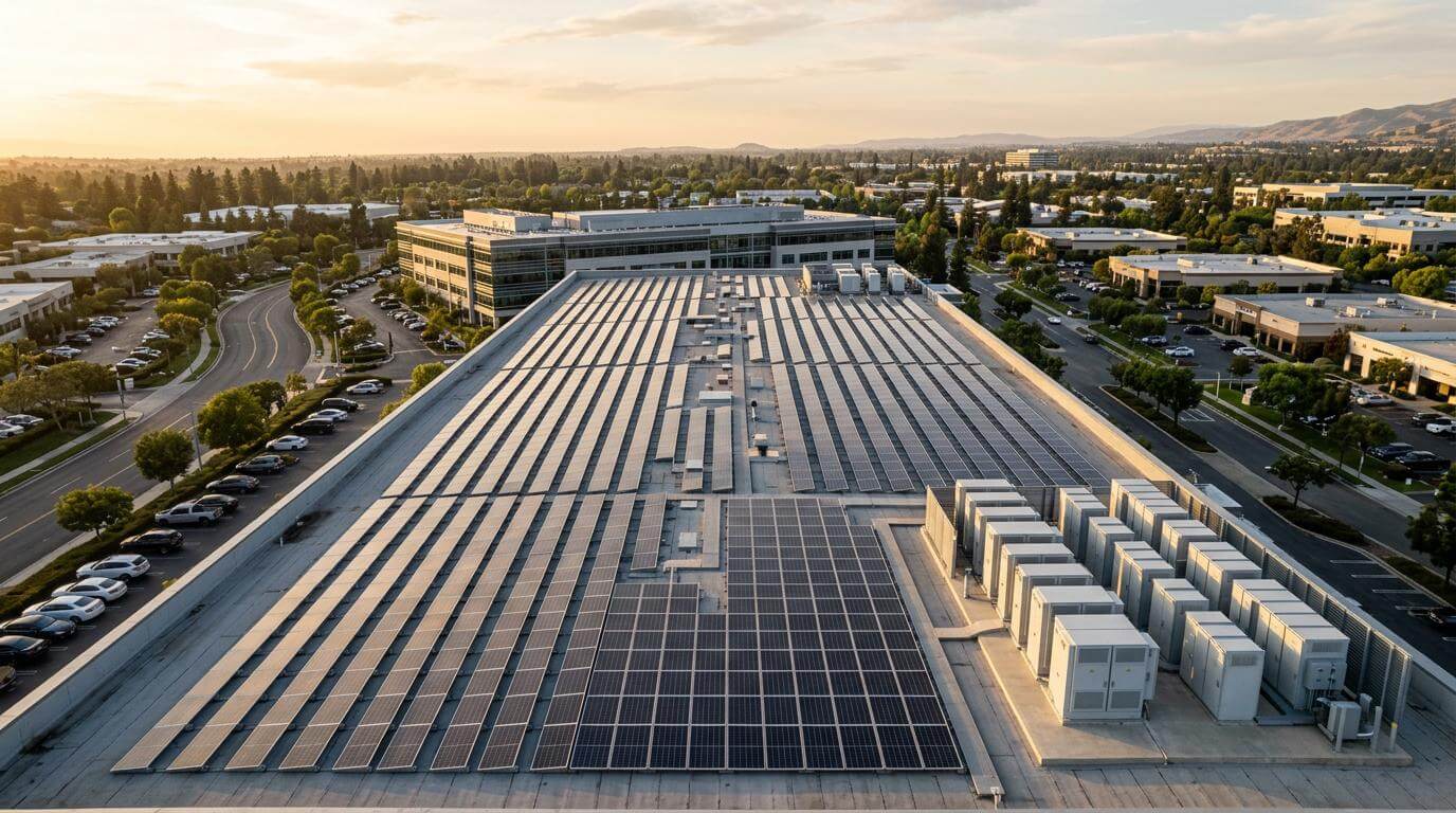 solar energy storage system for a solar project